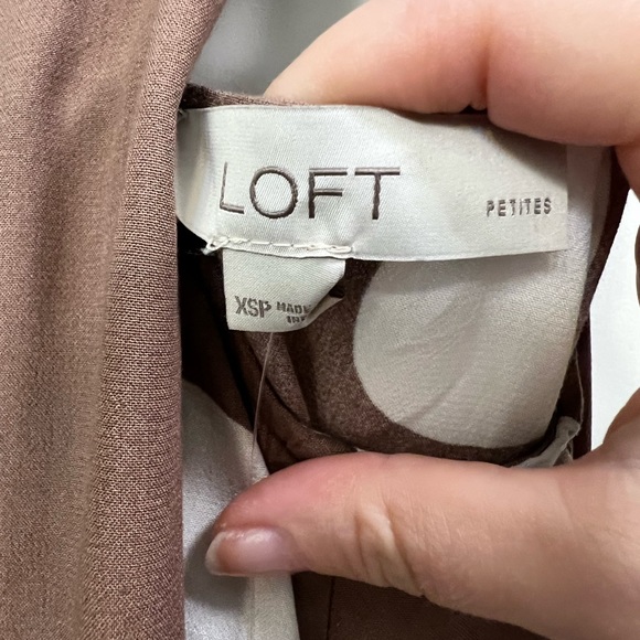 Never worn Loft Polka Dot dress with tie back - Picture 4 of 5